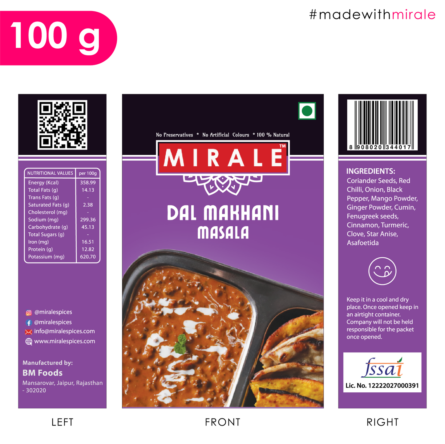 Dal Makhnai Masala -100g