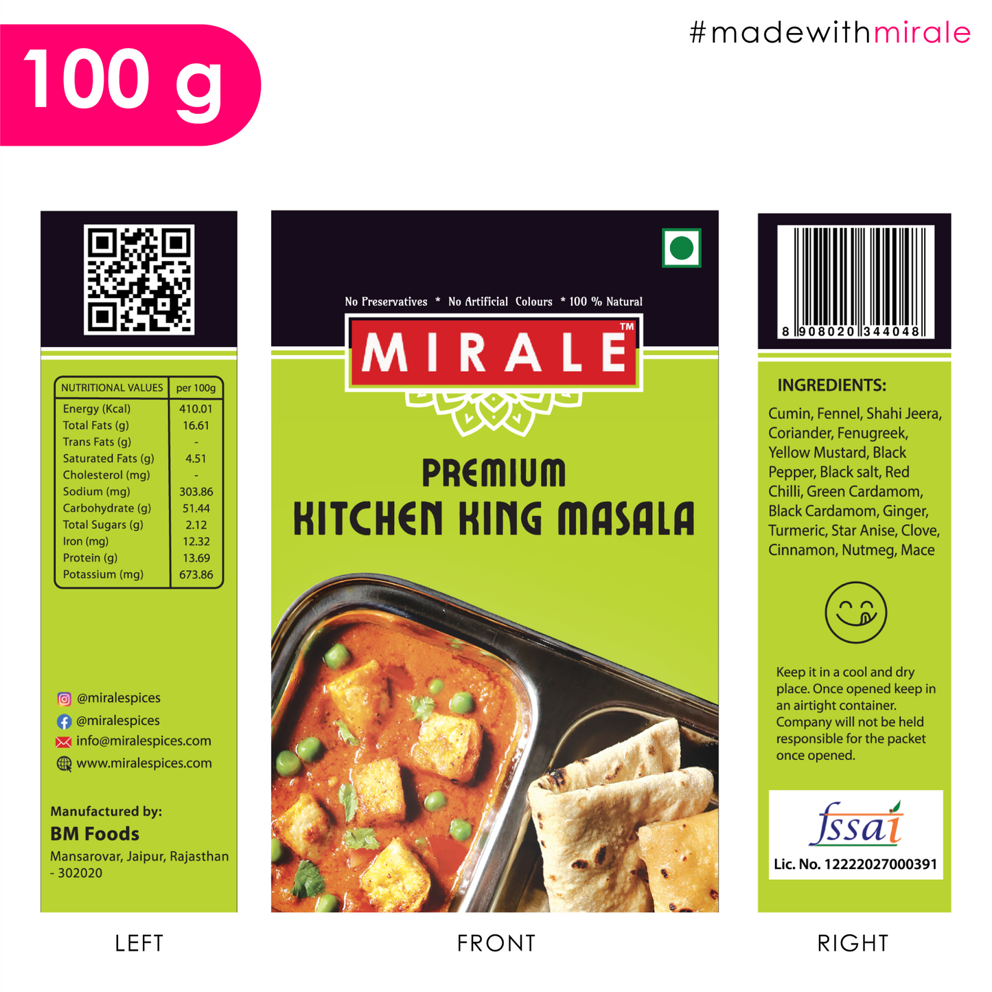 Premium Kitchen King Masala- 100g